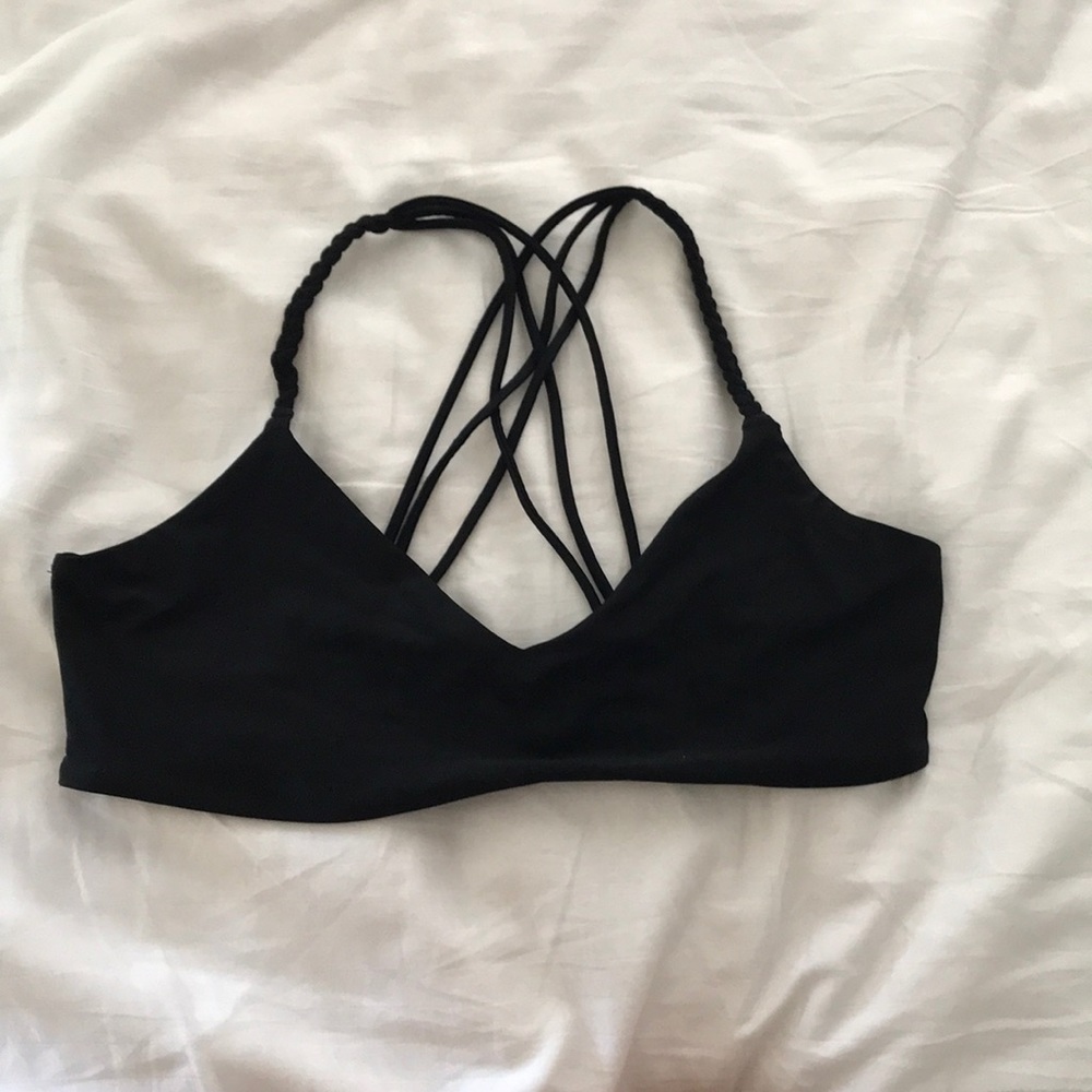 Black swim top